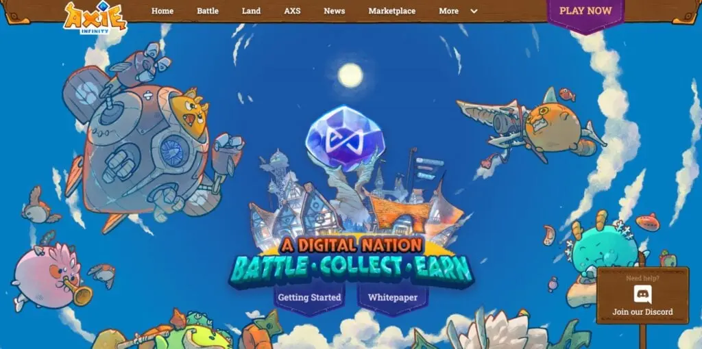 axie infinity crypto gaming metaverse
