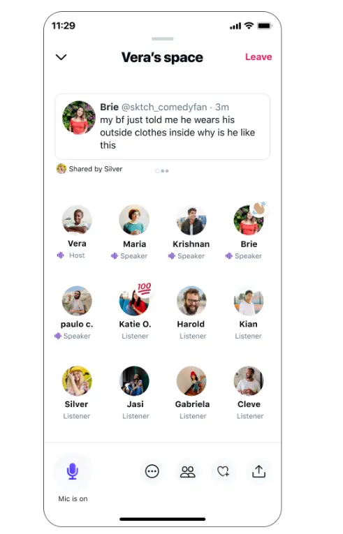 Ending a Twitter Space