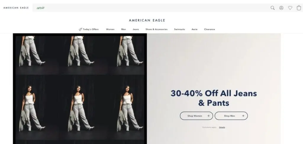 Biggest eCommerce Sites That Use Afterpay in 2024 American Eagle