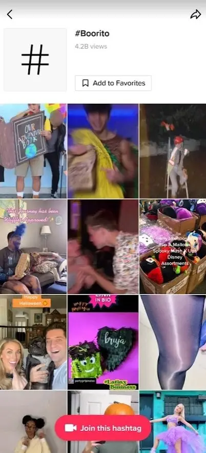 TikTok Challenges #Boorito