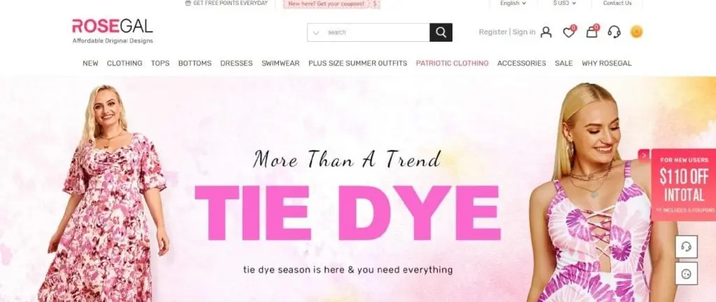 Rosegam Fashion Affiliate Program