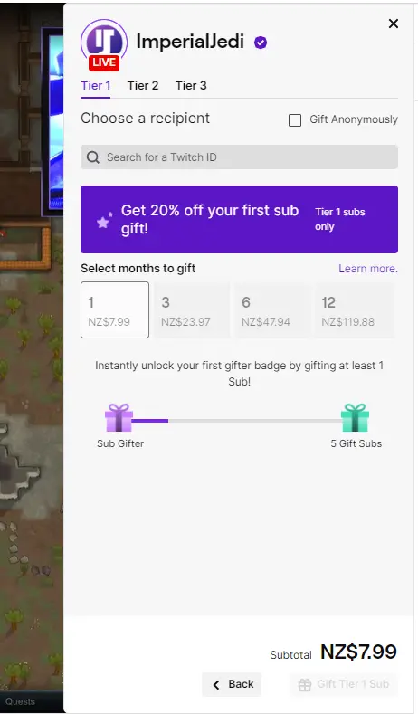 How to Gift Subs on Twitch – a Quick Guide