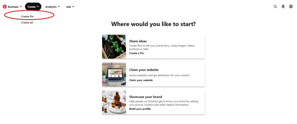 pins creation pinterest