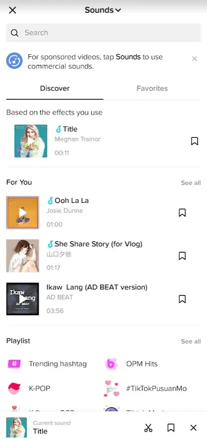 TikTok sound