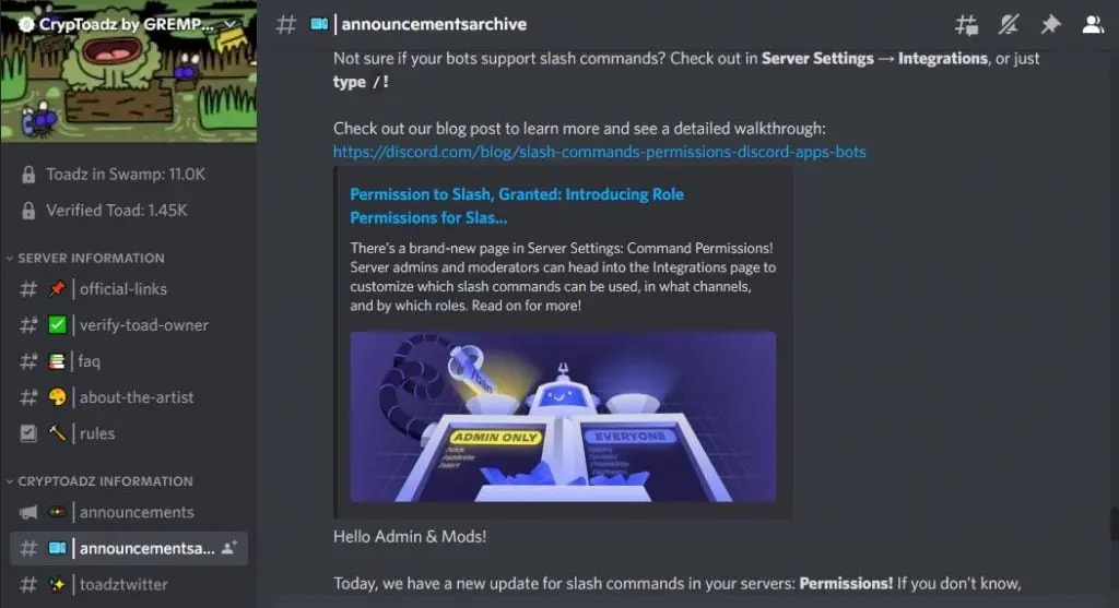 CrypToadz Discord
