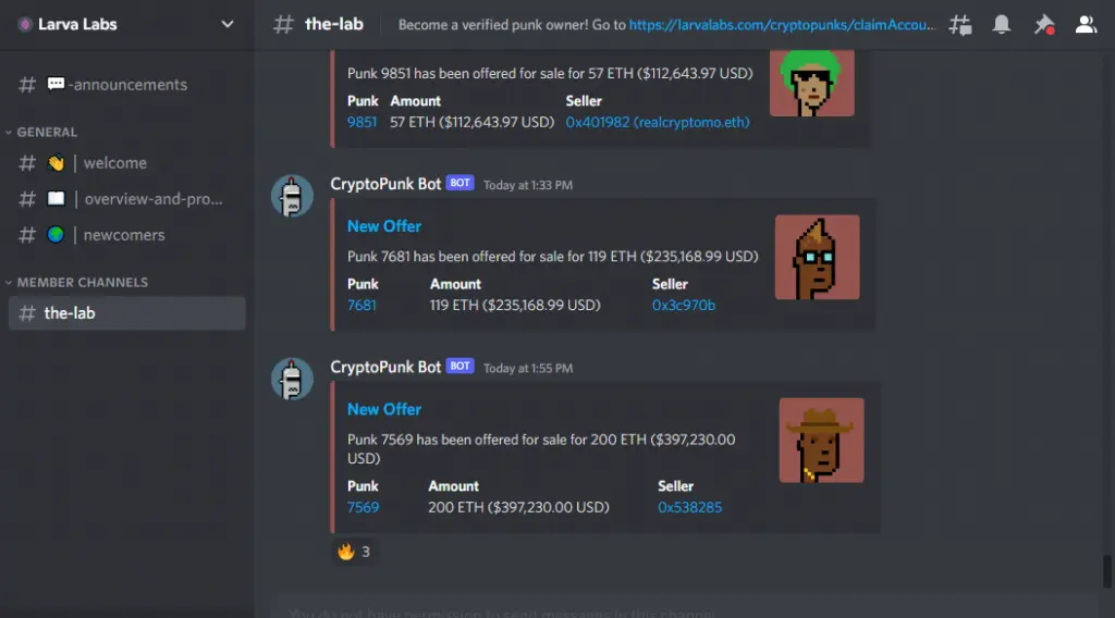 CryptoPunks Discord