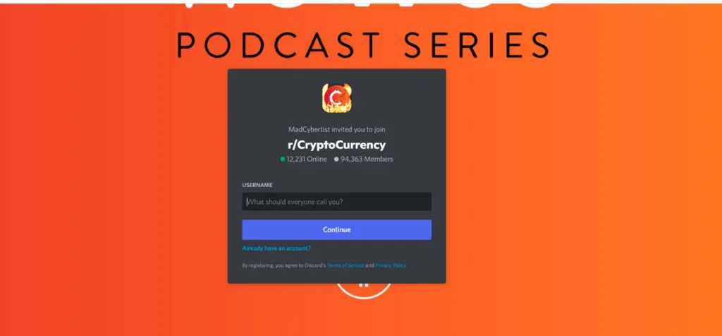 R/Cryptocurrency is Discord's own community