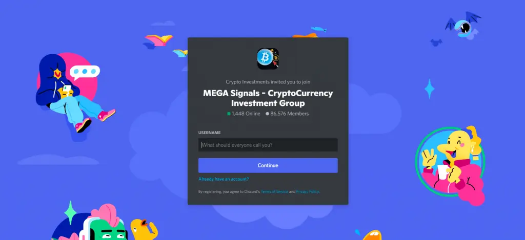 Mega Signal is crypto communities on Discord