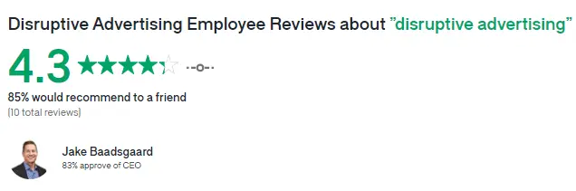 disruptive advertising reviews glassdoor