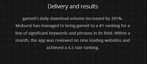 Gameit case study results