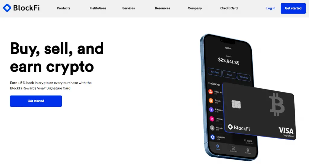 BlockFi is also a lending platform