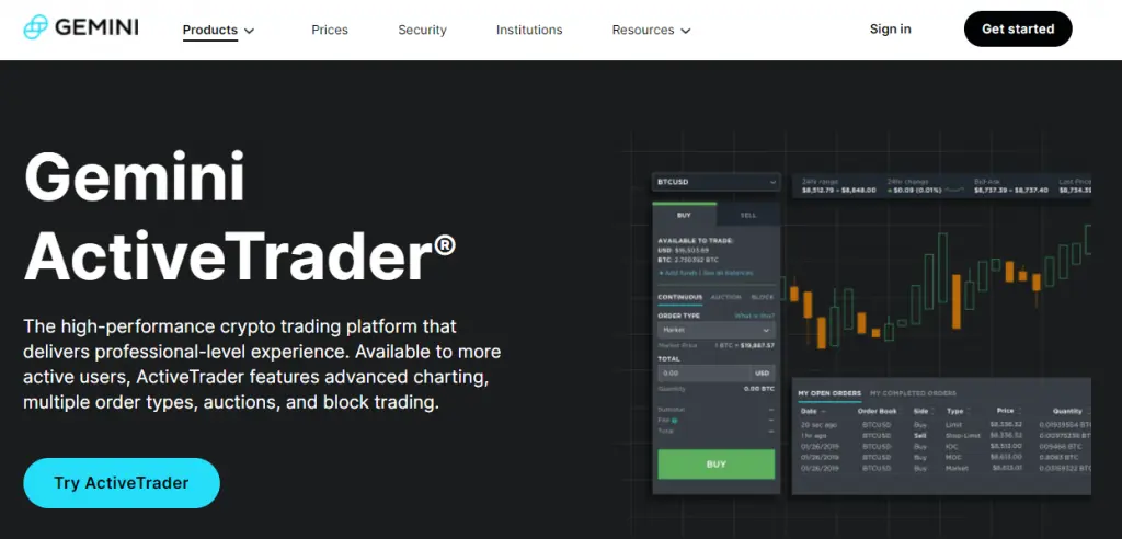 Gemini is a top-rated cryptocurrency exchange