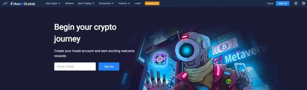 Huobi Global has a whole ecosystem of digital assets