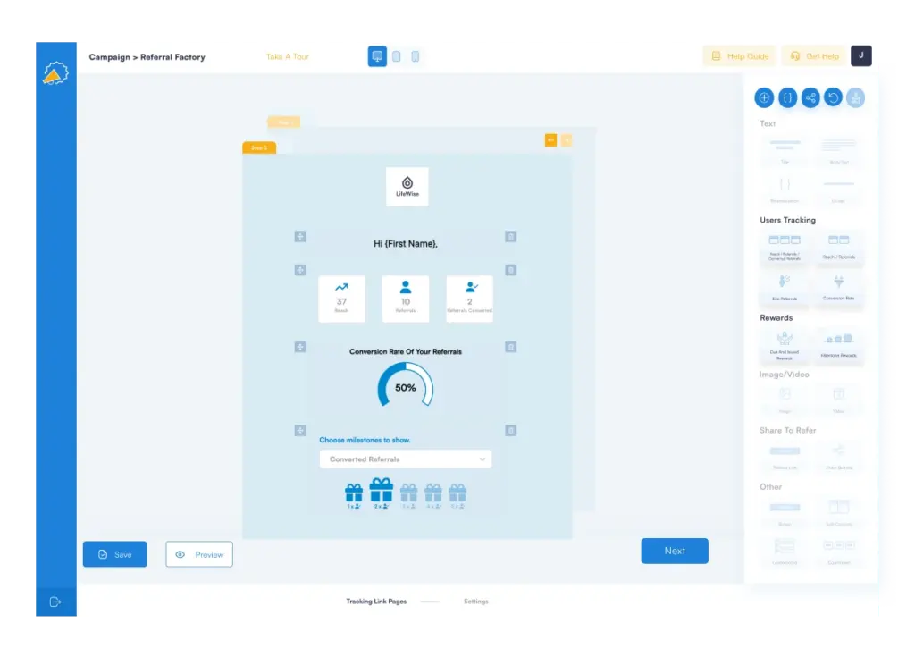 Referral Factory campaign