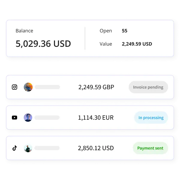 Modash’s payment handling