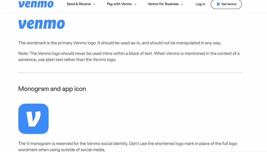 Venmo Branding Guide 