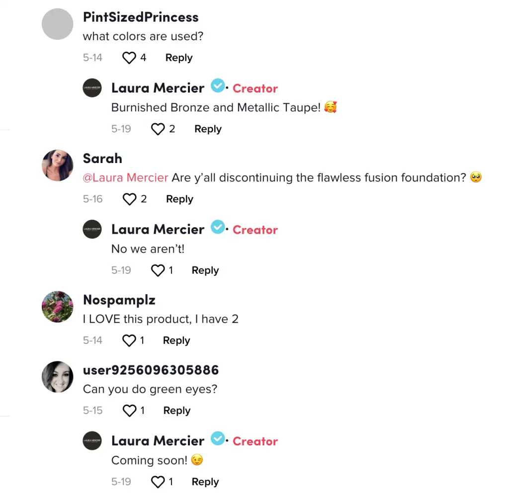 Engage with genuine comments