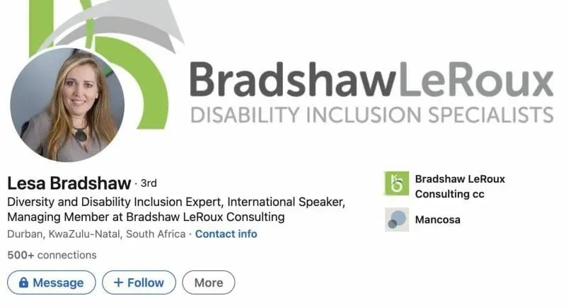Lesa Bradshaw linkedin