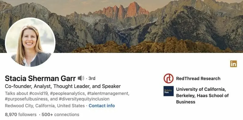 Stacia Garr linkedin