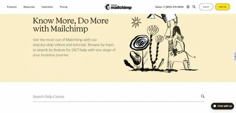 Mailchimp support