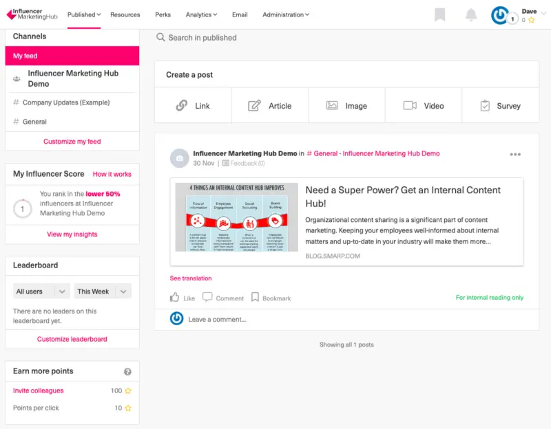 Haillo dashboard