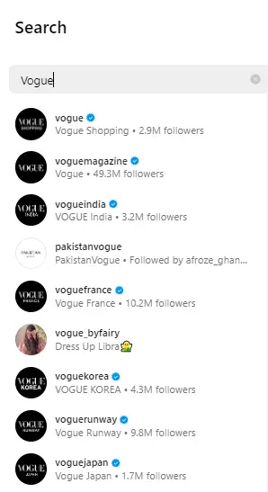 what is enterprise marketing Vogue country-wise accounts