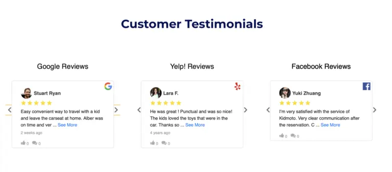 Customer Testimonials - How to Embed Google Reviews