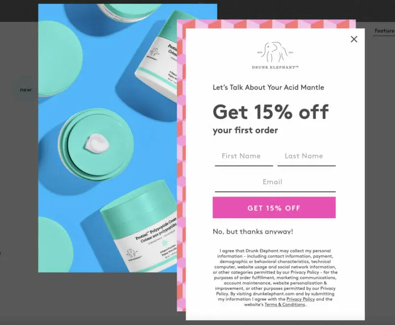 Drunk Elephant design example
