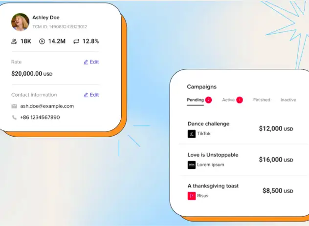 Tiktok talent management portal later