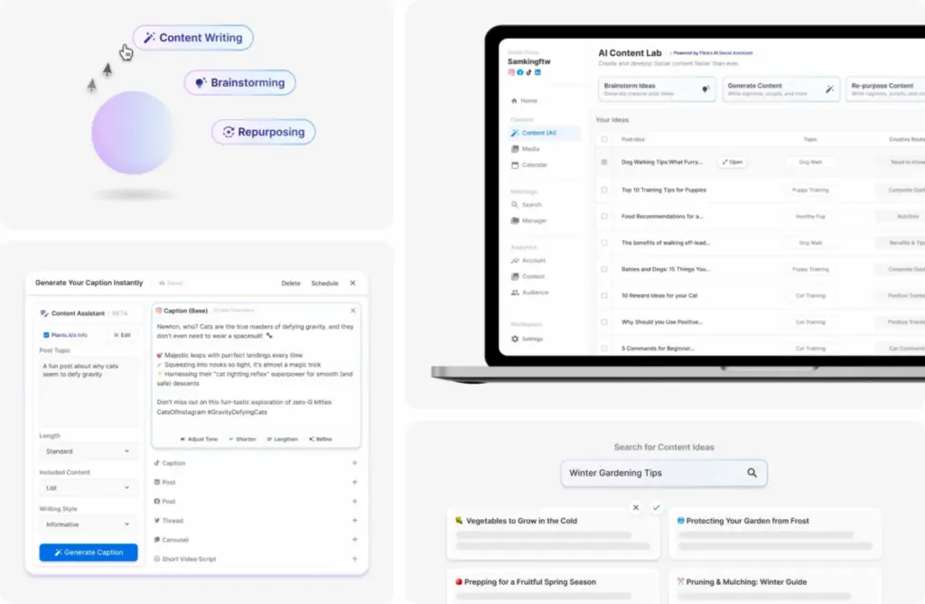 Flick's AI Social Marketing Assistant