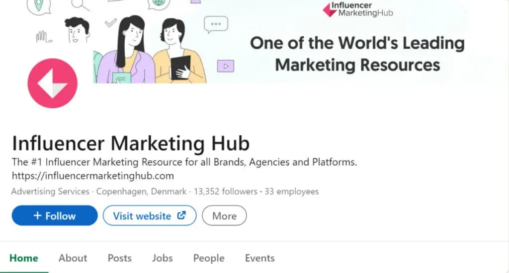 Company Banner linkedin example