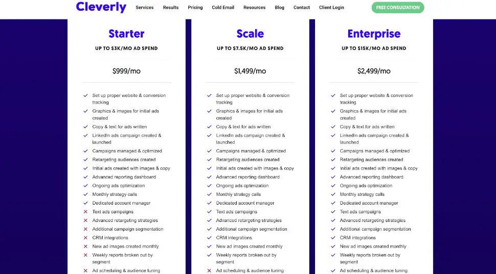 Cleverly digital marketing services