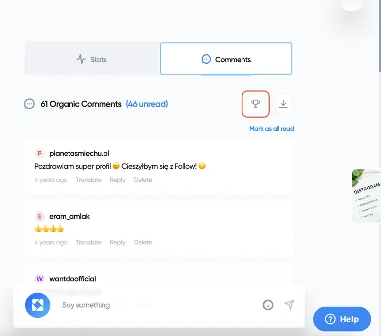 Random Comment Picker