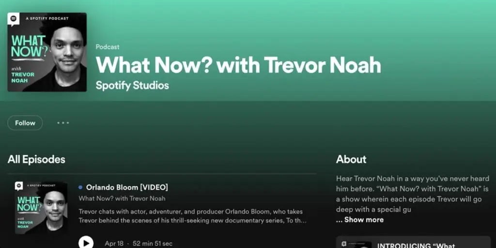podcast Trevor Noah