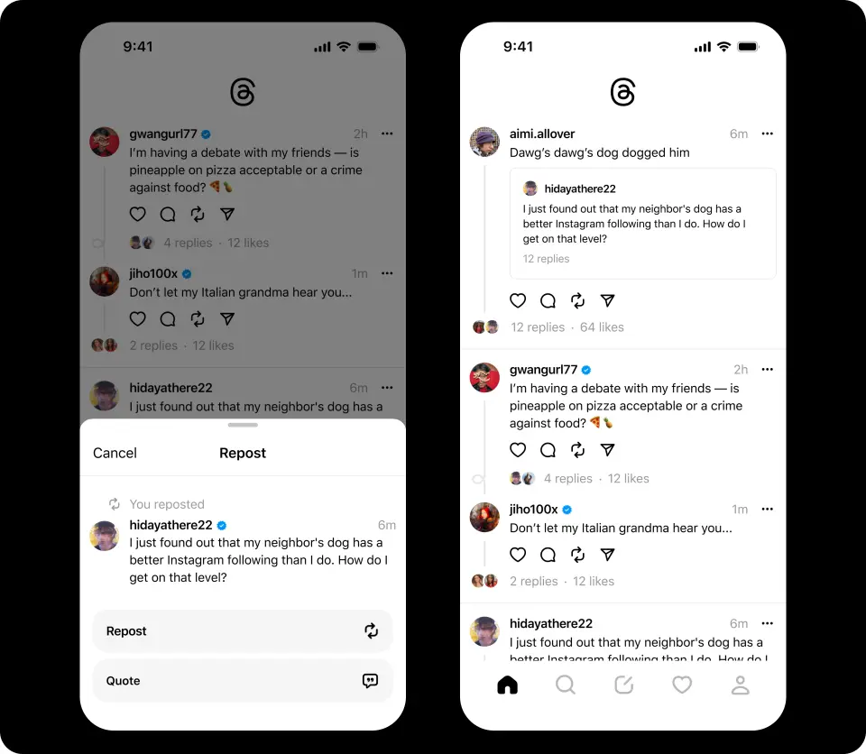 Threads Reposts
