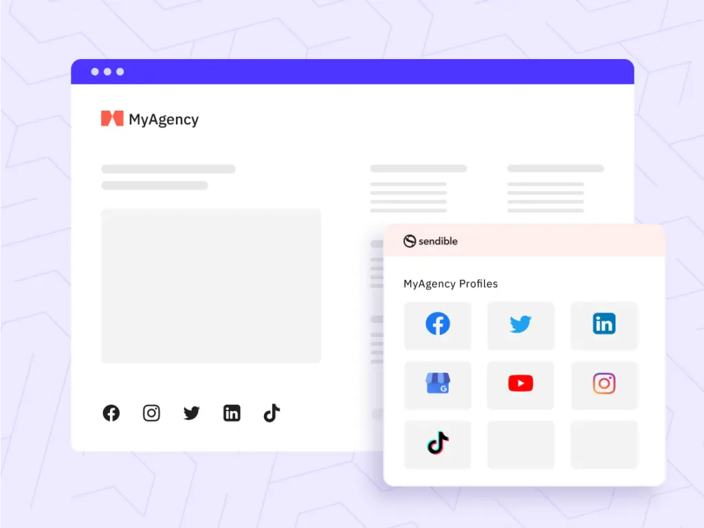 Sendible scheduling and posting features for agencies 