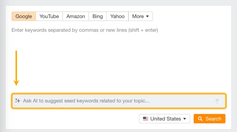 AI keyword suggestions 