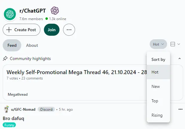 Reddit Filters 
