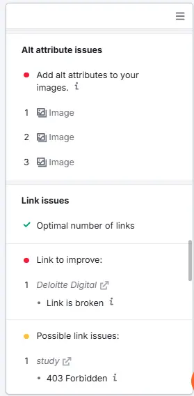 Semrush SEO Writing Assistant 