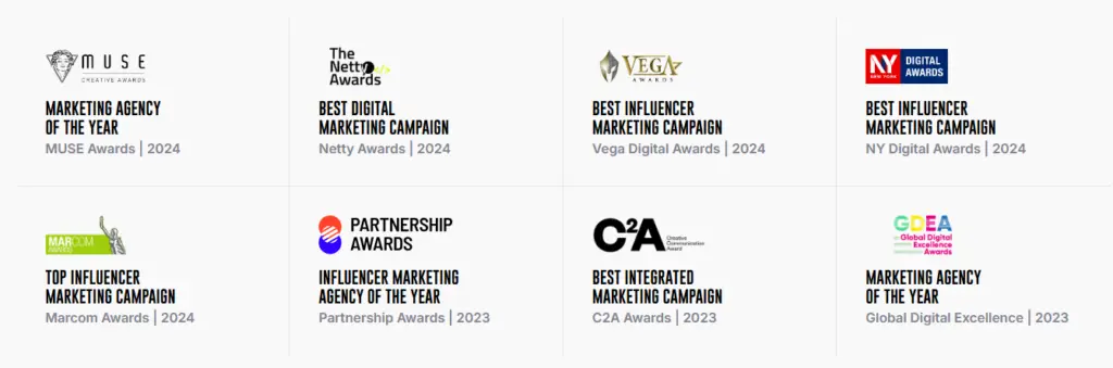 Agency awards