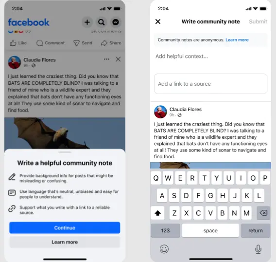Meta Community Notes