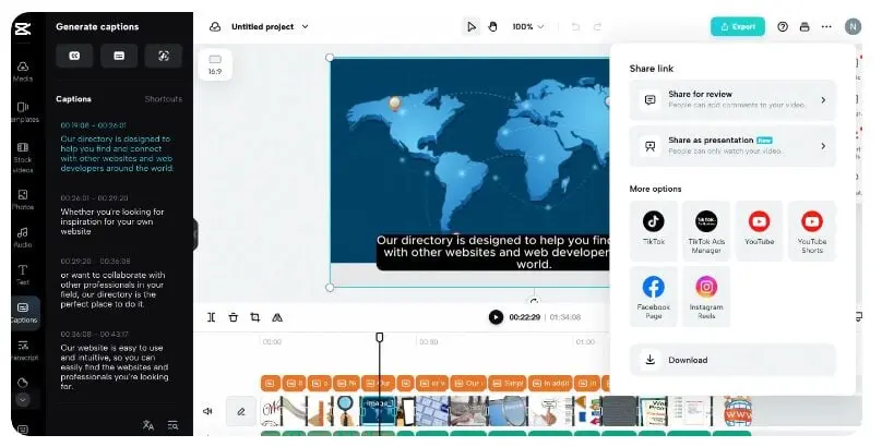 Capcut text to video