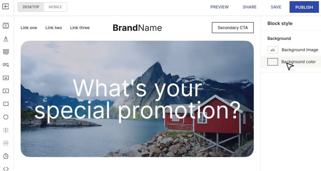 Instapage Landing Page