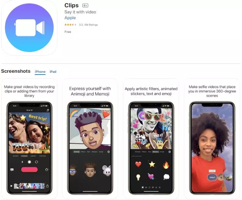 Apple Clips
