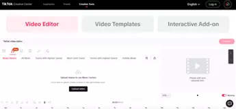 TikTok Creative Center Video Editor