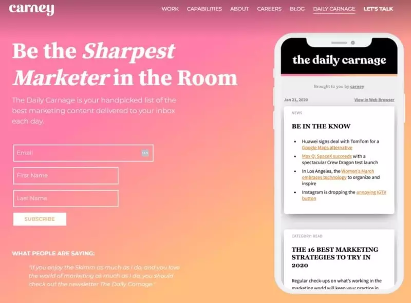 The Daily Carnage (free)