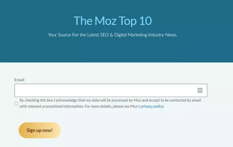 Moz Top 10 (free)