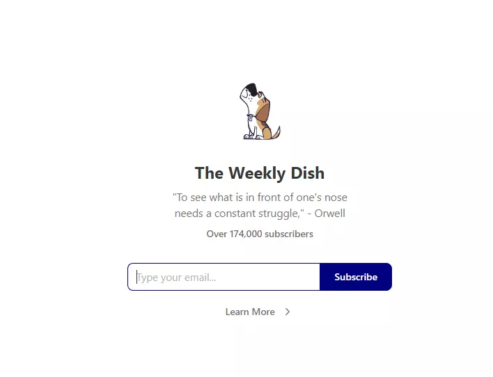 The Weekly Dish (paid)