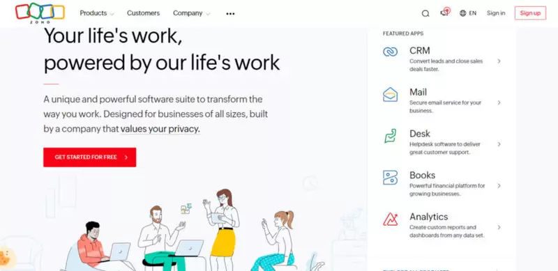 Zoho Social 