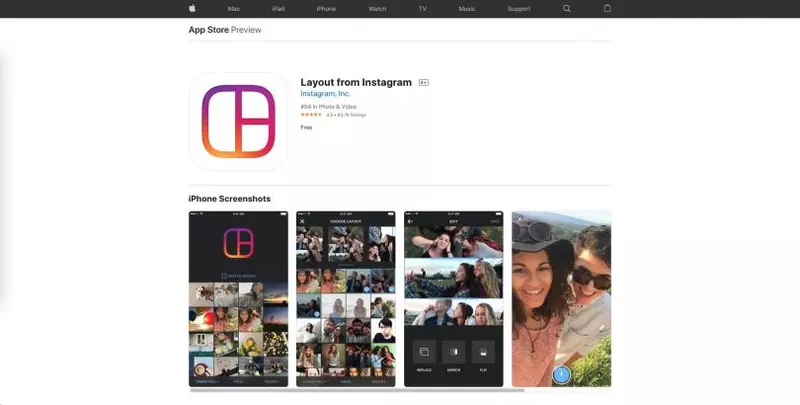 Instagram Layout